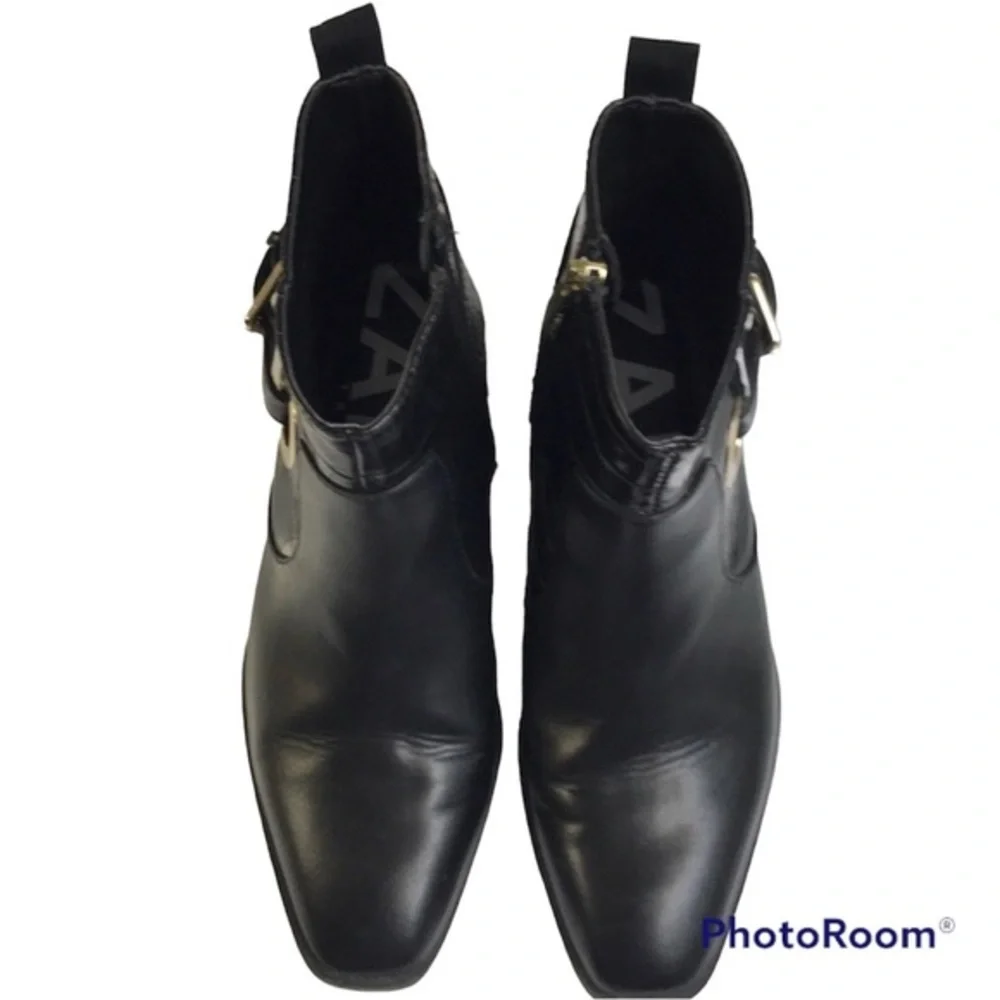 Zara Boots Black Women’s Size‎ 36